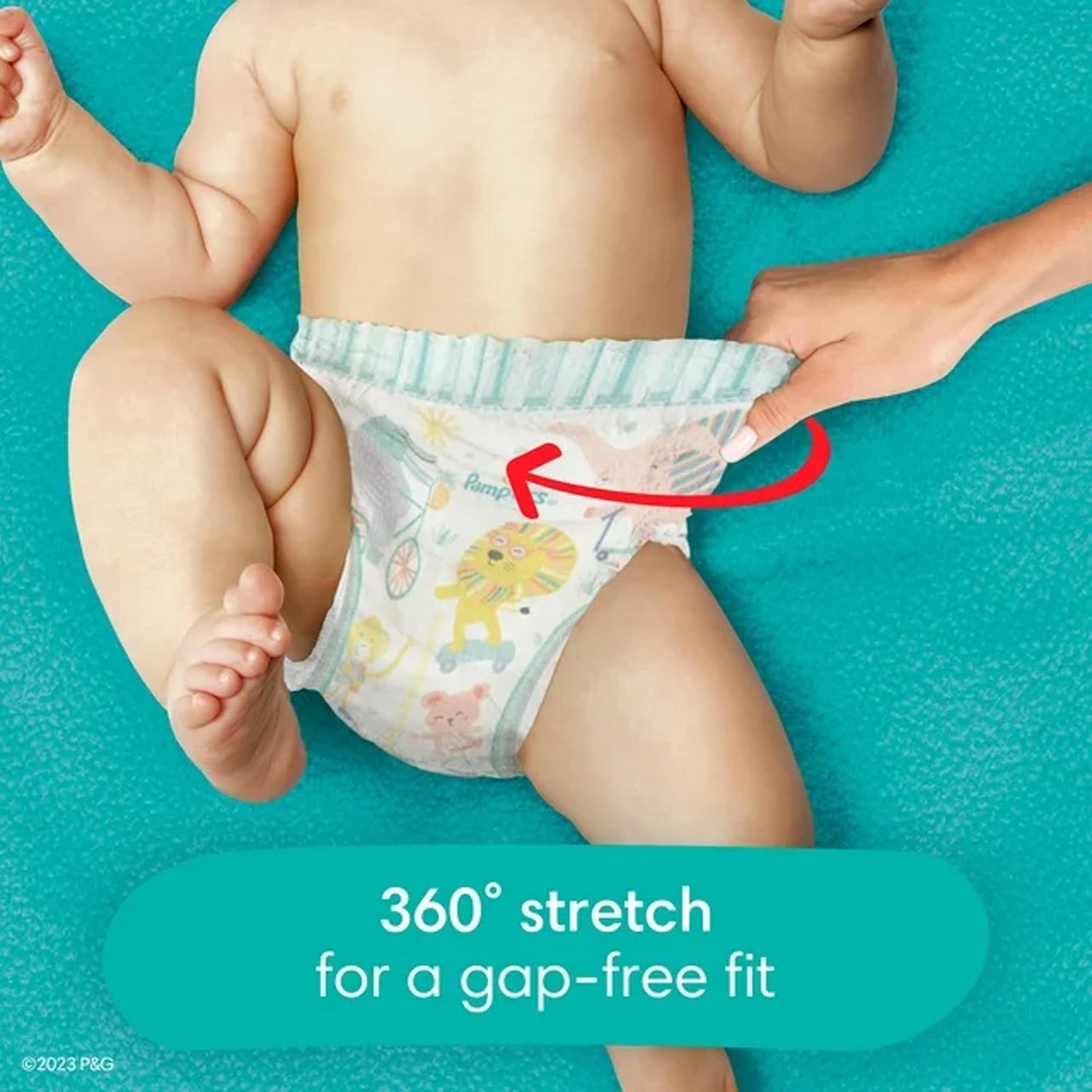 Pampers Cruisers 360 Diapers Size 3, 132 Count - Image 2