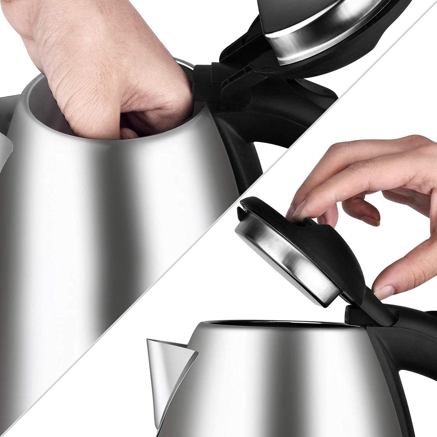 *SCARCLETT 2 Litre Stainless Steel Electric Kettle - Fast Boiling Water Kettle | Auto Shut-Off | Chai, Coffee, Noodles & Hot Water Ke Liye Best* - Image 3