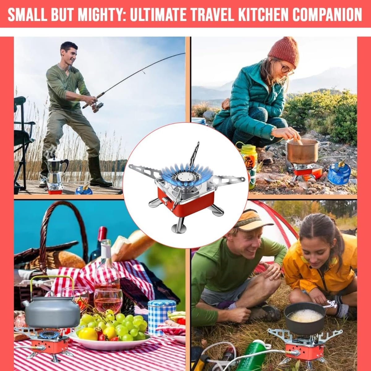 Portable Windproof Camping Gas Stove - Image 5
