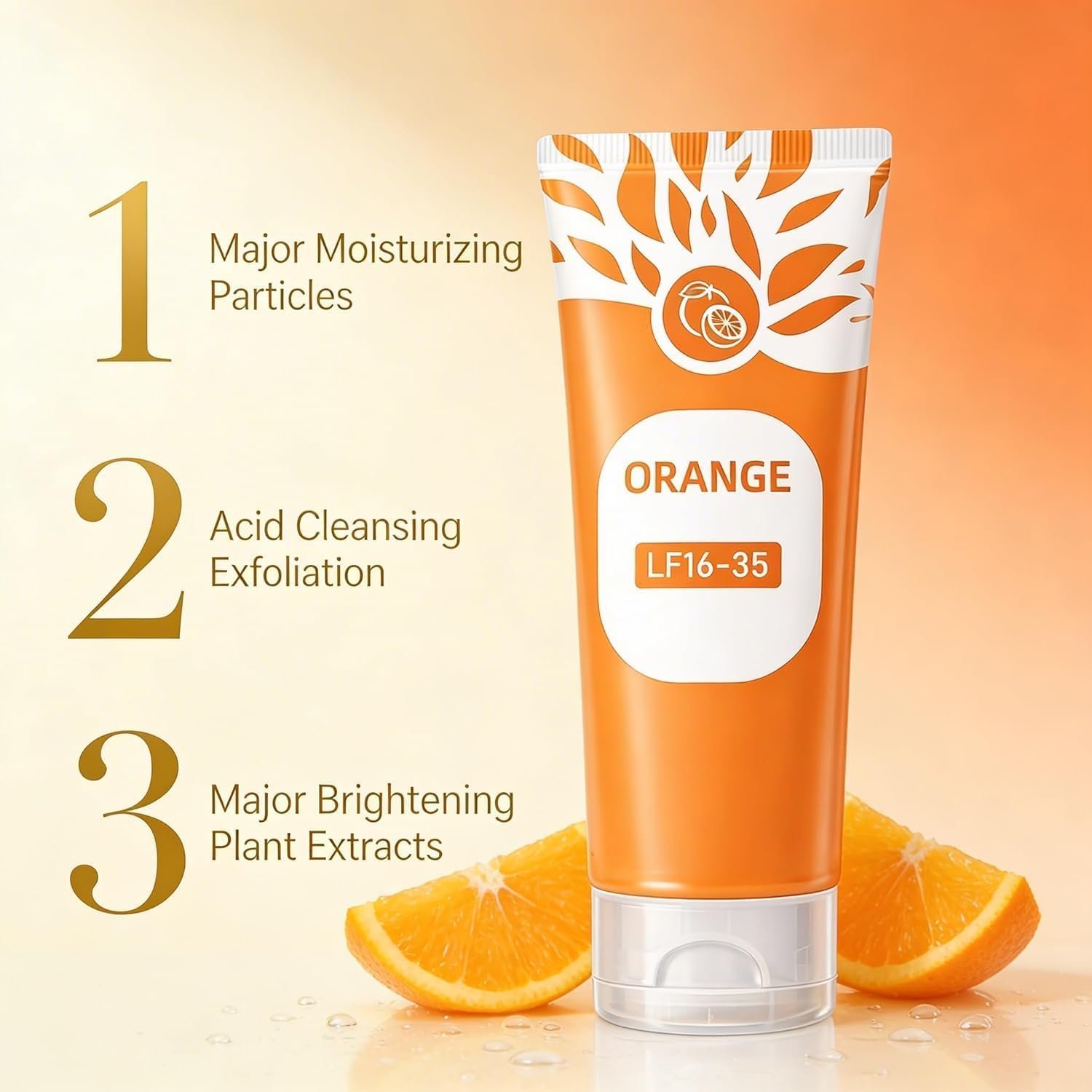 Orange Enzyme Dead Skin Remover – Face & Body Exfoliating Gel - Image 4